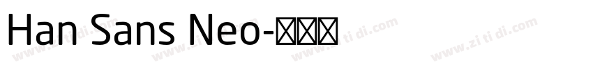 Han Sans Neo字体转换